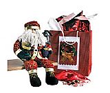 Satin Bag full of Holiday Candies and Chocolates